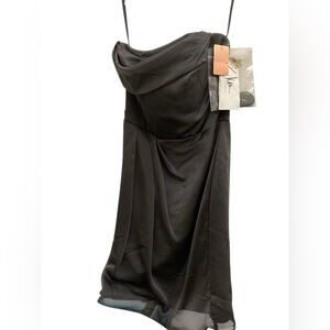 Alvina Valenta Maids Elegant Black Evening Dress women size 12